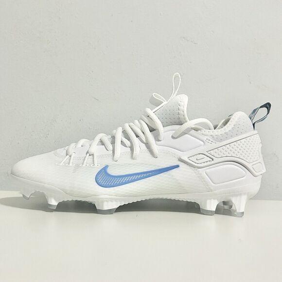 Nike Alpha Huarache 9 Elite Low PE “UNC Tarheels” Men’s Size 6 Lacrosse Cleats - Picture 4 of 9
